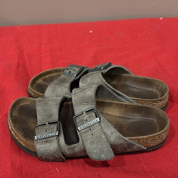 Birkenstock Taupe Double-Strap Sandals - Picture 3 of 5